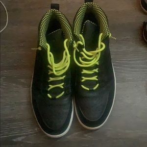 Air Jordan 1 Black and Lime